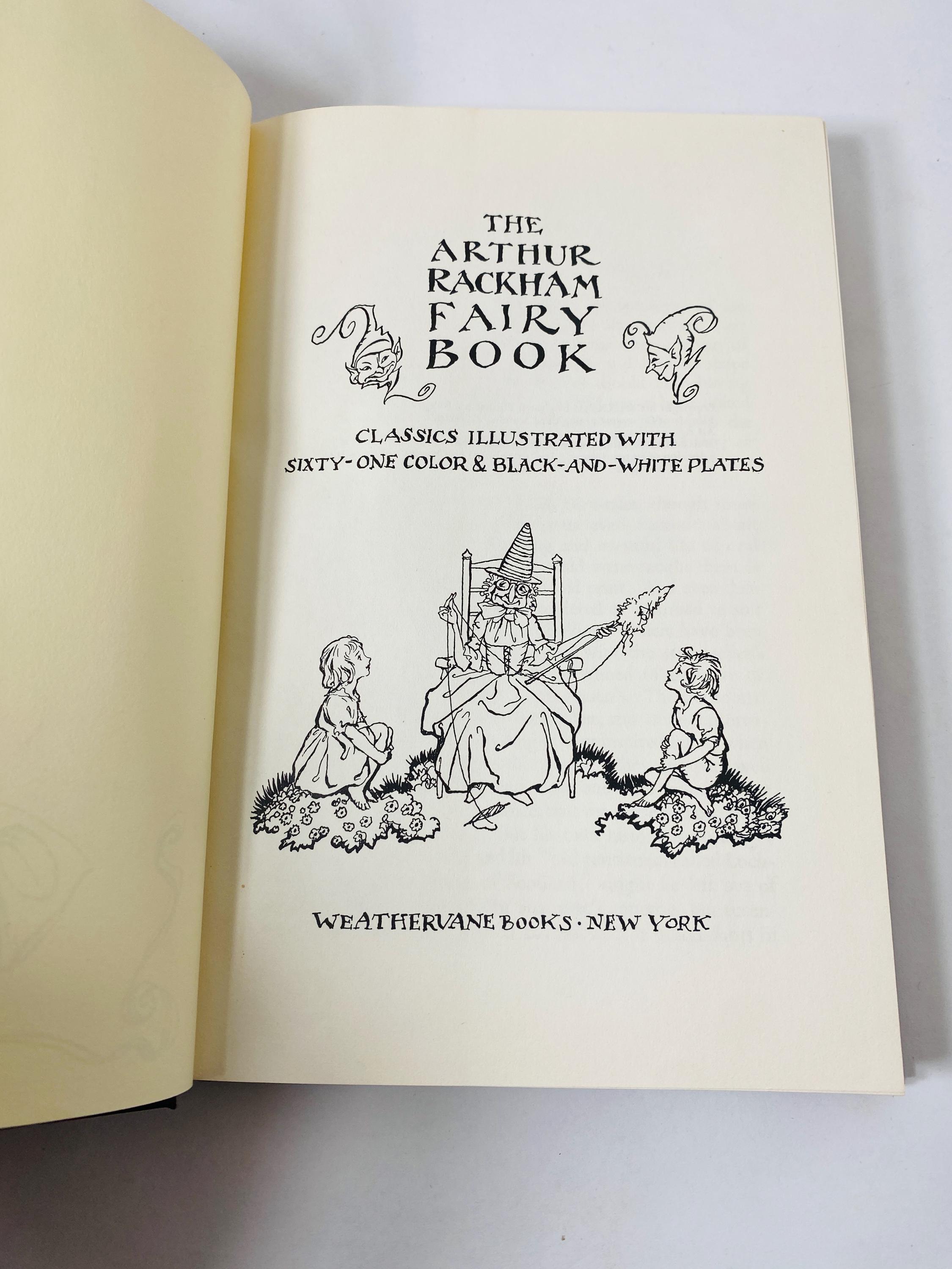 Fairy Book Arthur Rackham Illustrated Vintage Book Circa 1977 Princess ...