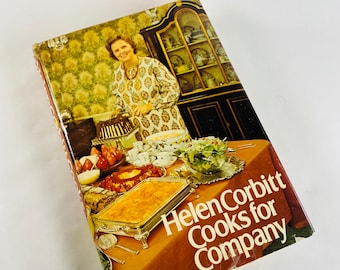 Helen Corbitt Cooks for Company Cookbook FIRST EDITION vintage book circa 1974. Iconic Cook Book. Neiman-Marcus Restaurant