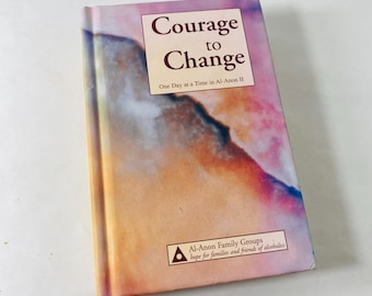 Courage to Change Vintage Al-Anon One Day at a Time circa 1992 AA Alcoholics Anonymous Recovery Addiction sobriety gift.