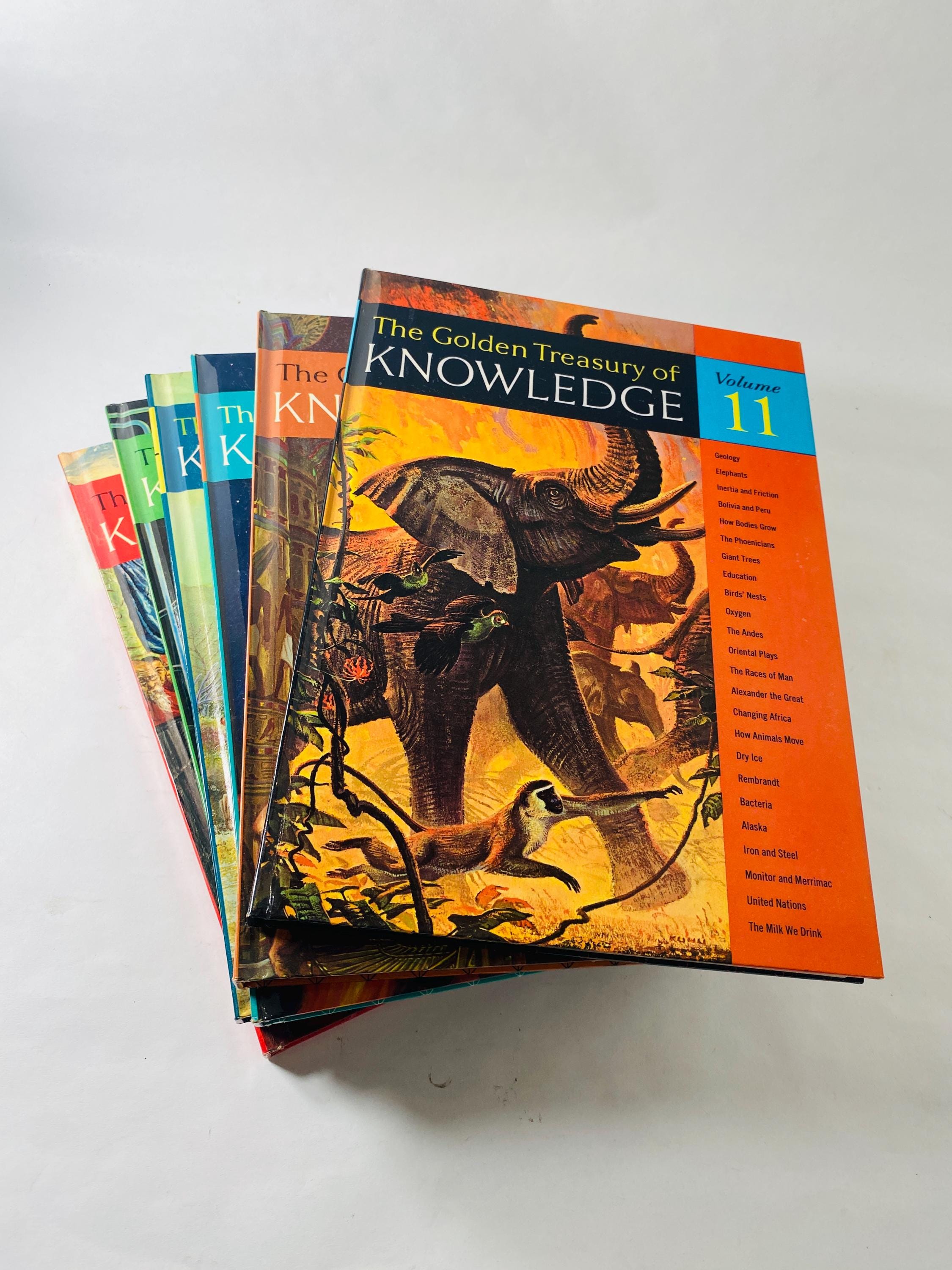 Vintage Children's Encyclopedia Set - Etsy Canada