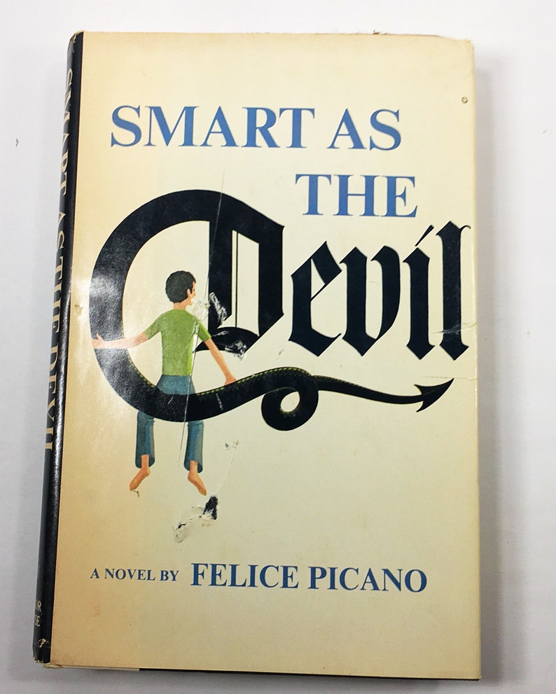 Smart As the Devil vintage book by Felice Picano circa 1975 about a boy who may be possessed and a very modern psychologist. image 2