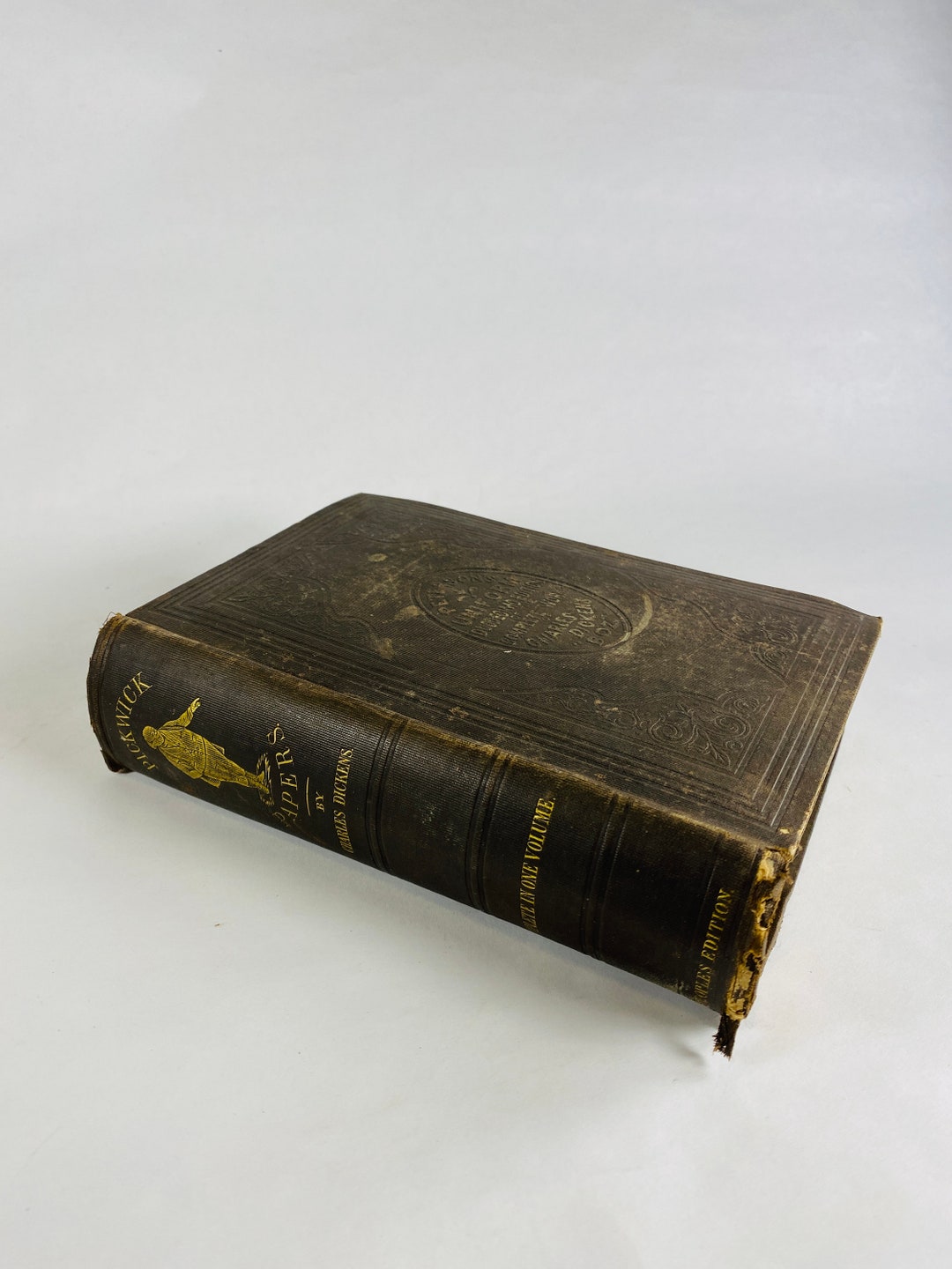 1850 Pickwick Papers Vintage Book by Charles Dickens MISSING Etsy
