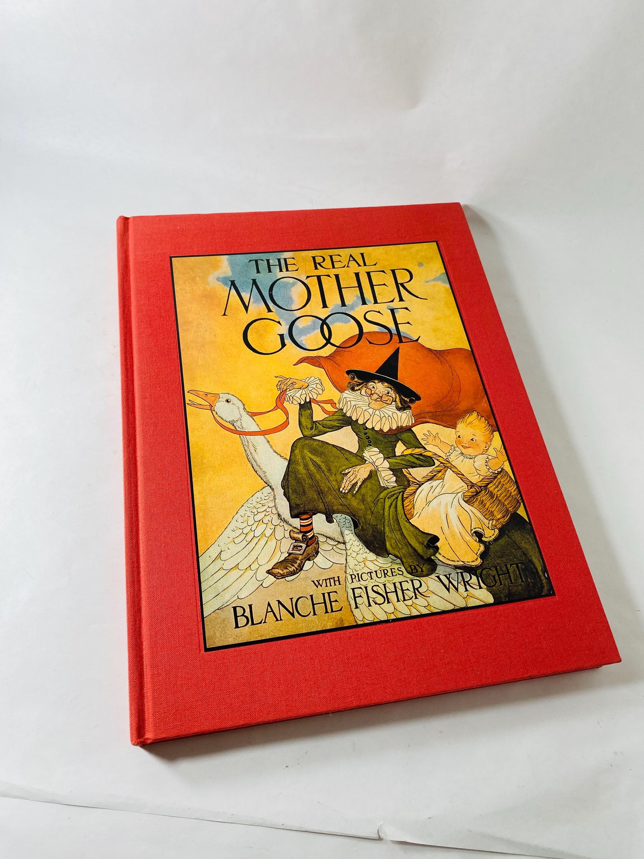 Vintage the Real Mother Goose Book - Etsy