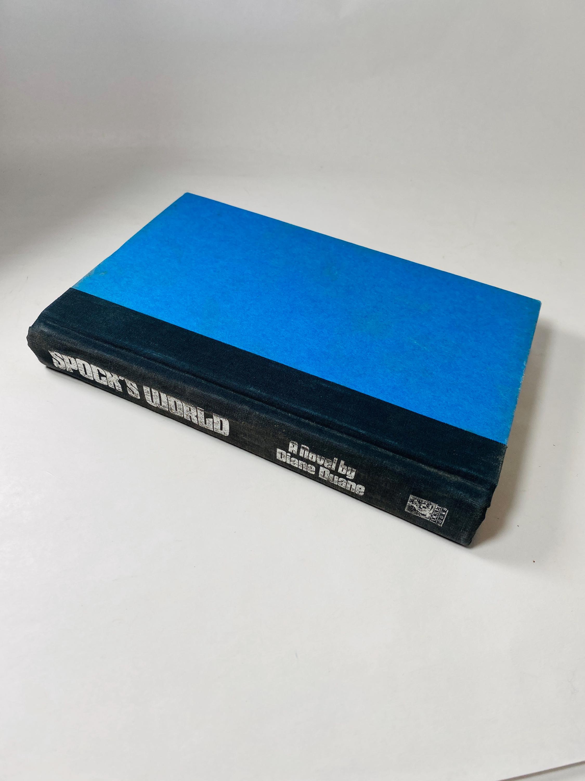 Star Trek Novel FIRST EDITION vintage book Spock's World by Diane Duane circa 1988 science fiction and fantasy Vulcan