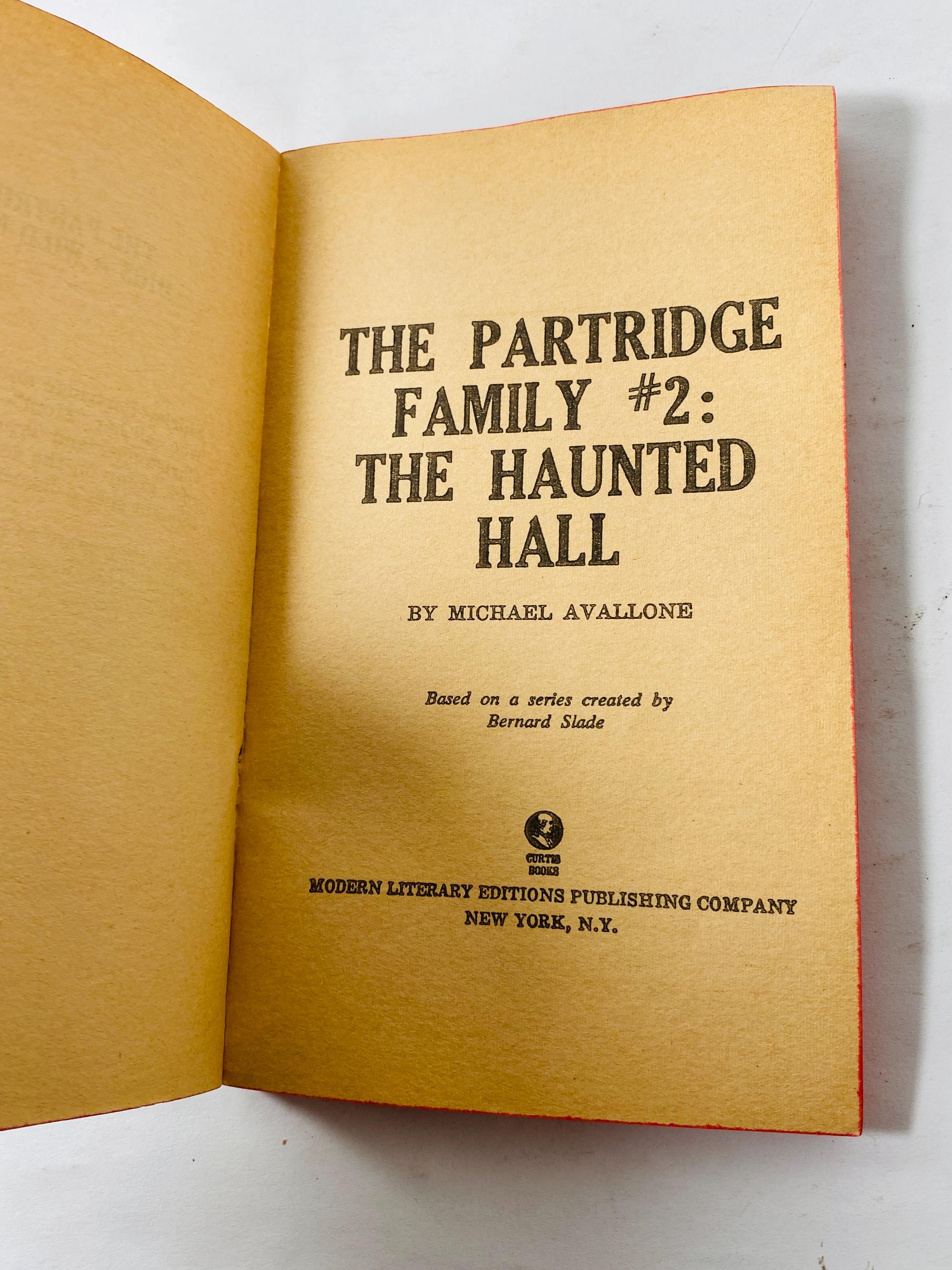Partridge Cookbook Partridge Family the Haunted Hall Vintage Paperback Book Circa 1970 by ...