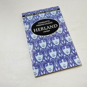 Herland vintage paperback book by Charlotte Perkins Gilman women&#39;s utopia physical and mental health Feminism Women&#39;s Rights Emancipation