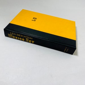 1985 Mexico Set vintage book by Len Deighton best selling trilogy Berlin Game Bernard Samson spy British Intelligence