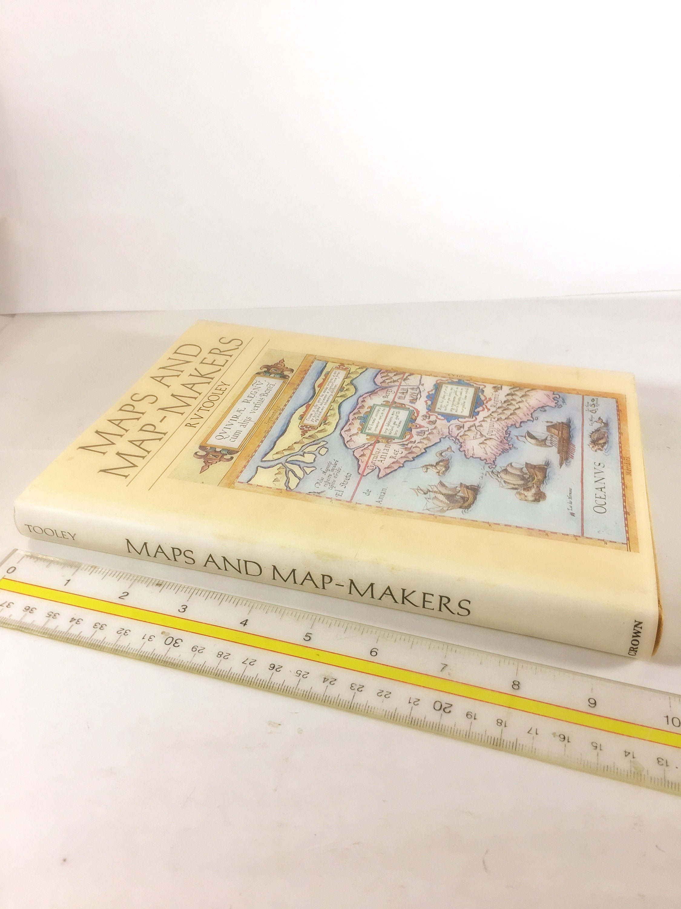 SIGNED Maps and Map-makers by RV Tooley. Magnificently