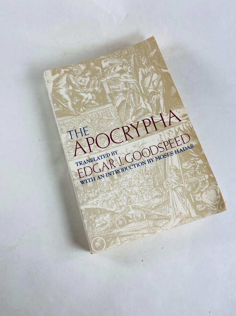 The Apocrypha Vintage Paperback Book Edgar Goodspeed Circa Etsy