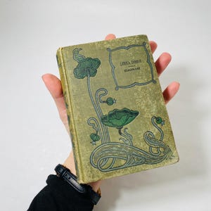 1893 Lorna Doone by Blackmore Exmoor romance vintage book Victorian antique about a farmer murdered by the notorious clan lime cream green