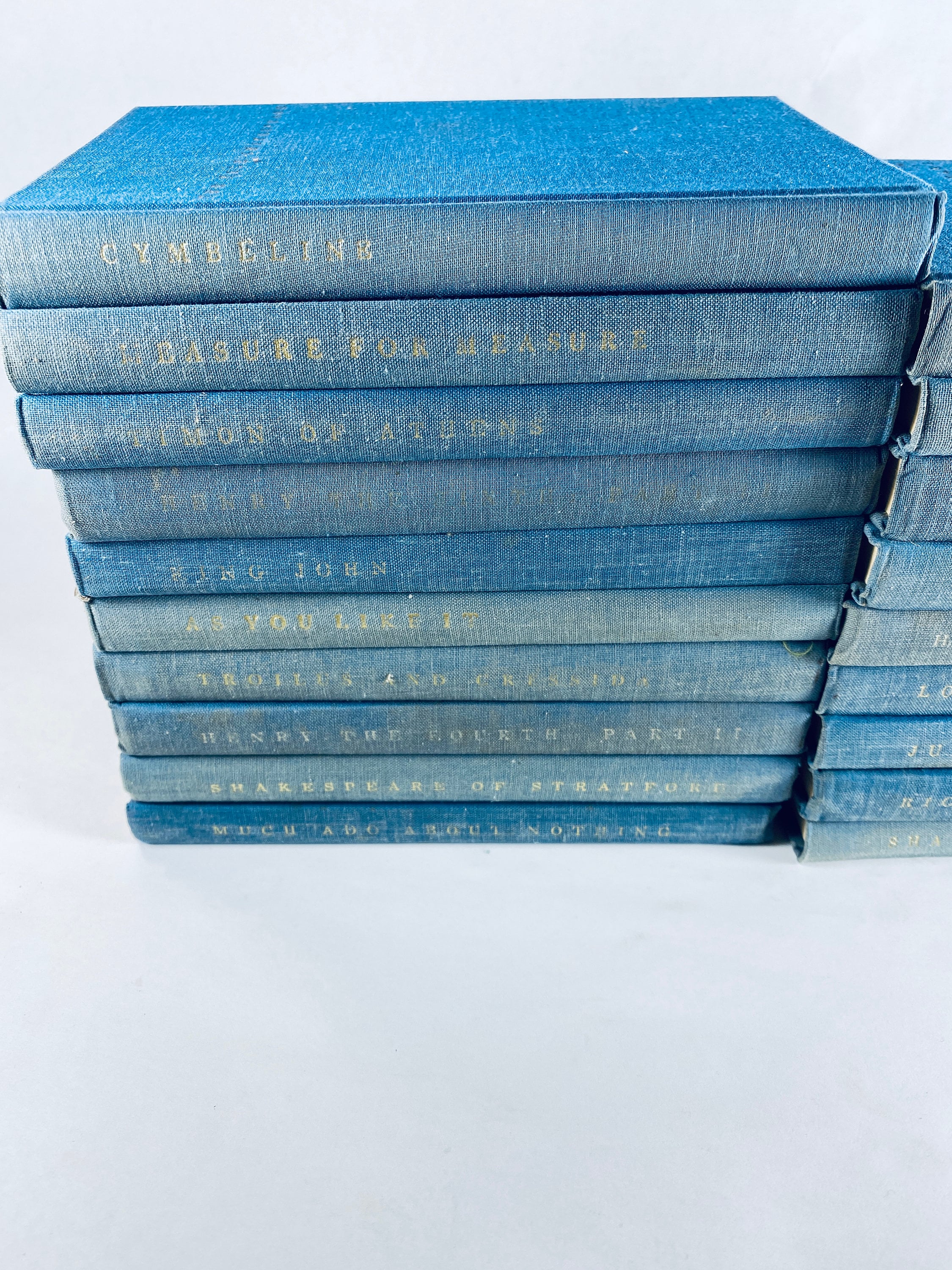 1961 Yale Shakespeare Blue Book Vintage Books PICK ONE! Plays