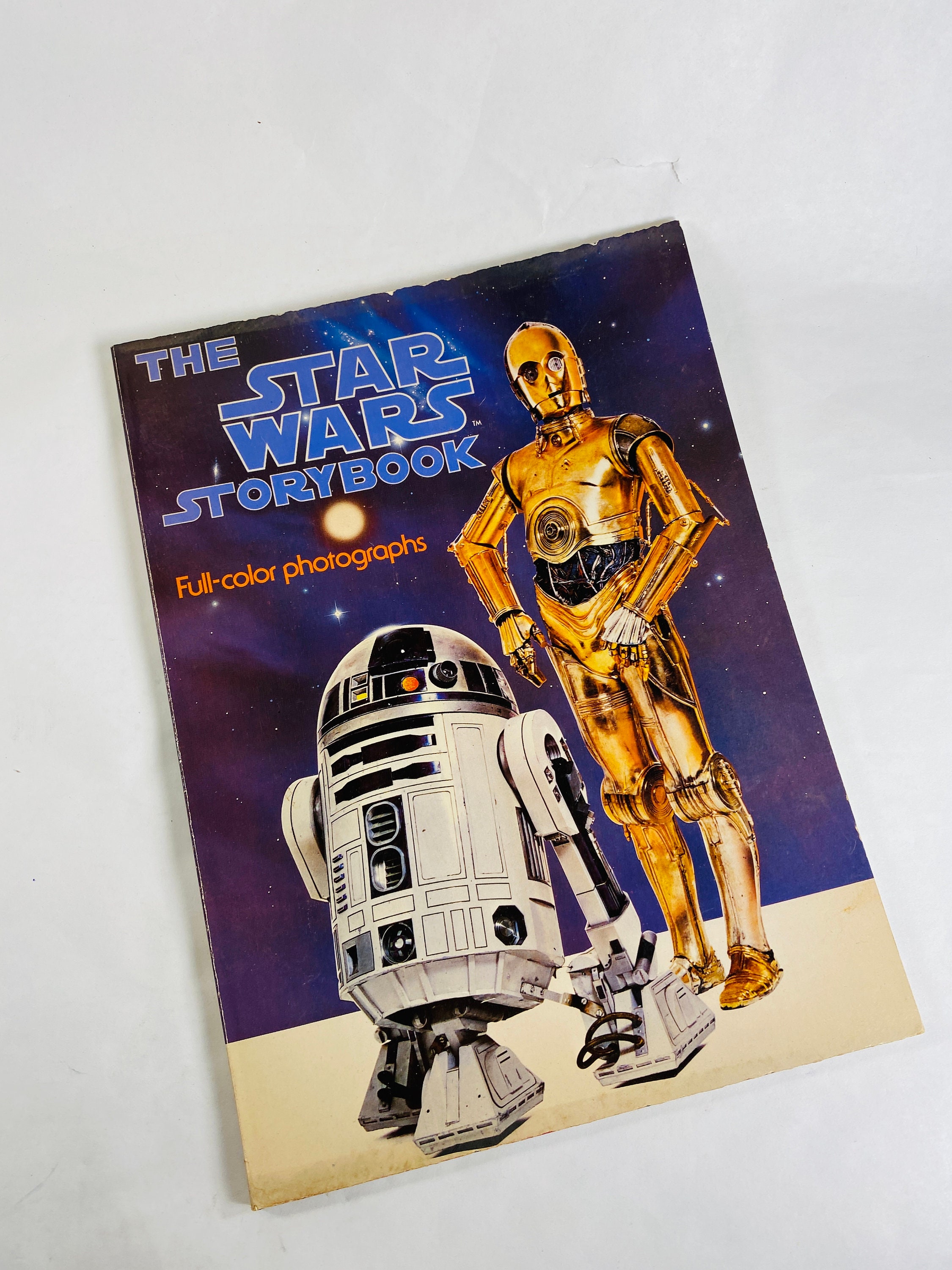 Star Wars Vintage Paperback Story Book With Photographs Circa 1980