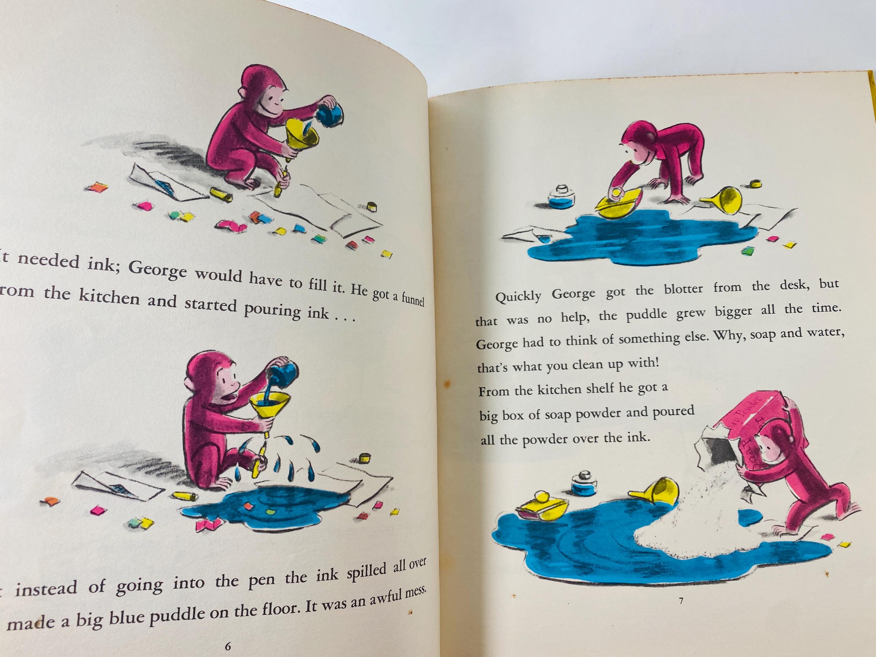Curious George Gets a Medal Vintage Children's Book Illustrated by HA ...