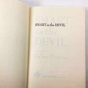 Smart As the Devil vintage book by Felice Picano circa 1975 about a boy who may be possessed and a very modern psychologist. image 7