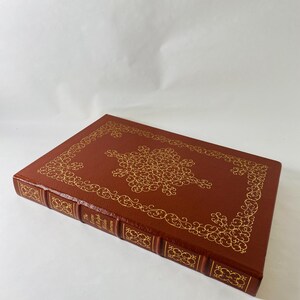 Ralph Waldo Emerson Complete Essays vintage Easton Press book circa 1979 GORGEOUS embossed cover wedding graduation gift decor Valentine's