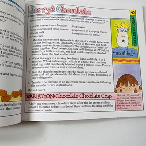 Ben & Jerry's FIRST EDITION vintage Homemade ice cream dessert Cookbook paperback Recipes circa 1987 image 9