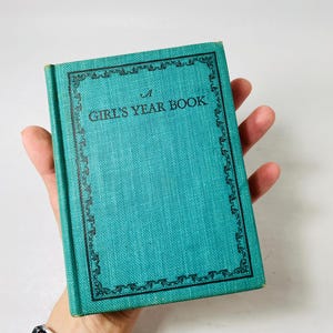 Young Women&#39;s Christian Association YWCA vintage book circa 1945 Girl&#39;s Year Book empowerment, leadership, and rights of women