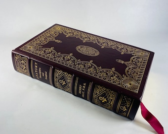 Gray&#39;s Anatomy vintage book GORGEOUS rich brown leather cover embossed gold 1981 by Henry Gray Surgery Medicine Physician Doctor gift Office