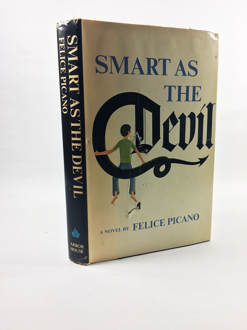 Smart As the Devil vintage book by Felice Picano circa 1975 about a boy who may be possessed and a very modern psychologist. image 1