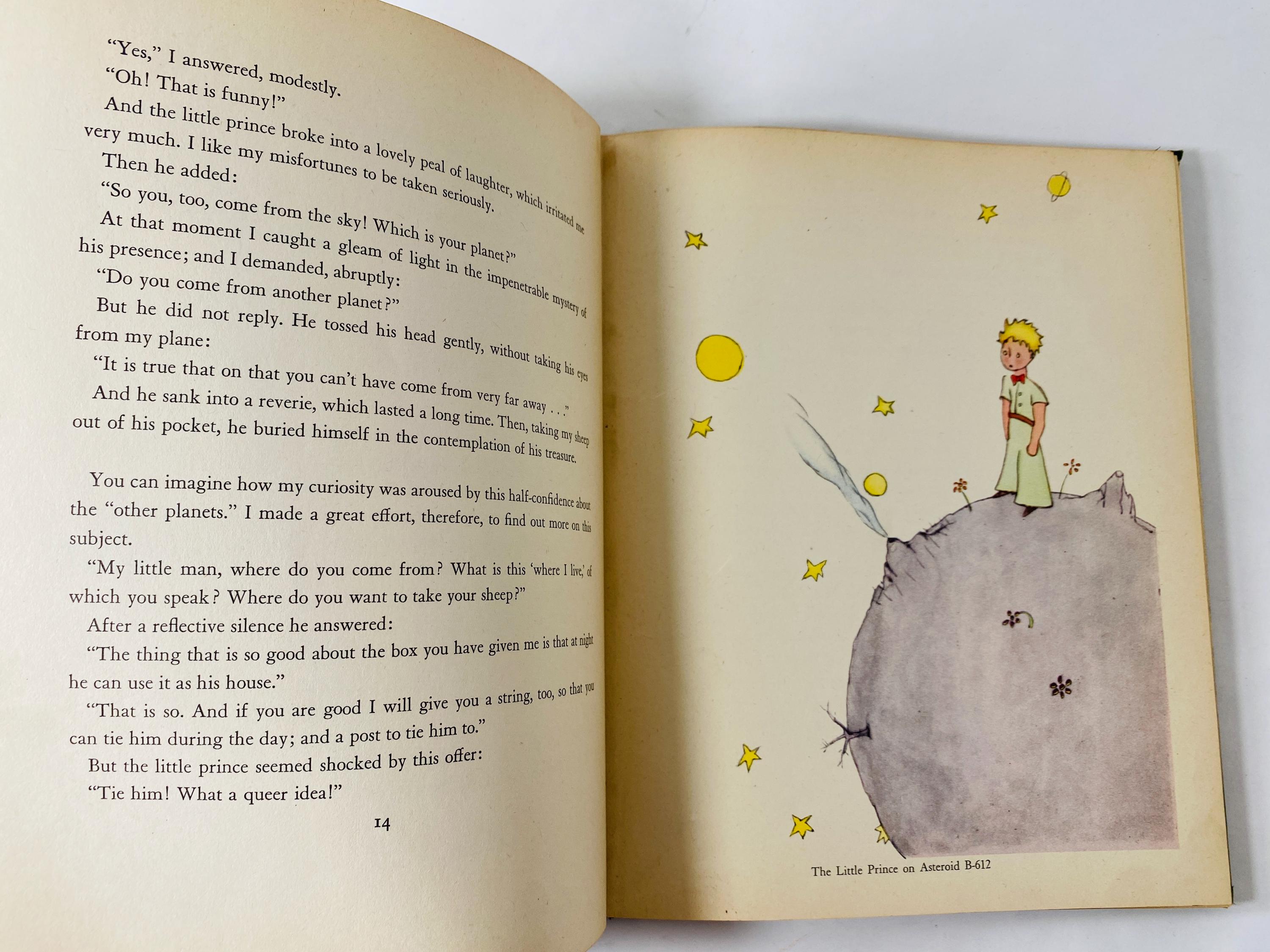The Little Prince FIRST EDITION Third Printing Vintage Book Circa