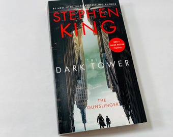 Dark Tower Gunslinger by Stephen King vintage paperback book  First Pocket Printing. Book Lover Gift