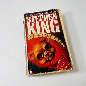 Desperation vintage FIRST Signet paperback book by Stephen King circa 1997 Horror & Literary Fiction collectible gift