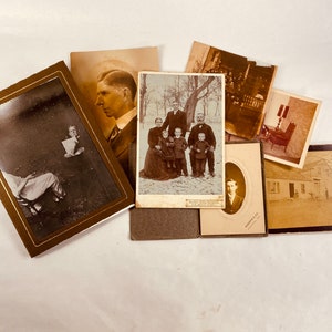 Vintage East Texas Civil War era photograph lot 1860s-1900. Dilworth Texas Gonzales Powhatan Laredo Houston Palestine