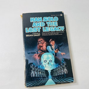 1980 Han Solo and the Lost Legacy vintage paperback book From Adventures of Luke Skywalker Star Wars George Lucas Young Jedi Knights gift