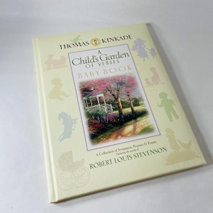 Child's Book of Verses vintage baby child keepsake album white decor UNUSED includes original pages for milestone notes scrapbook and more