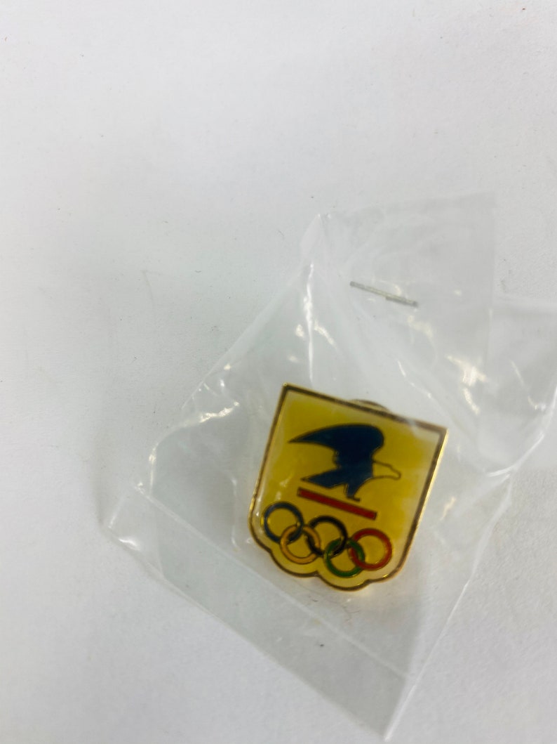 stamp postal lapel Mail Accessory 1980s Olympics Love Post Office /& Mail Carrier Vintage enamel pins