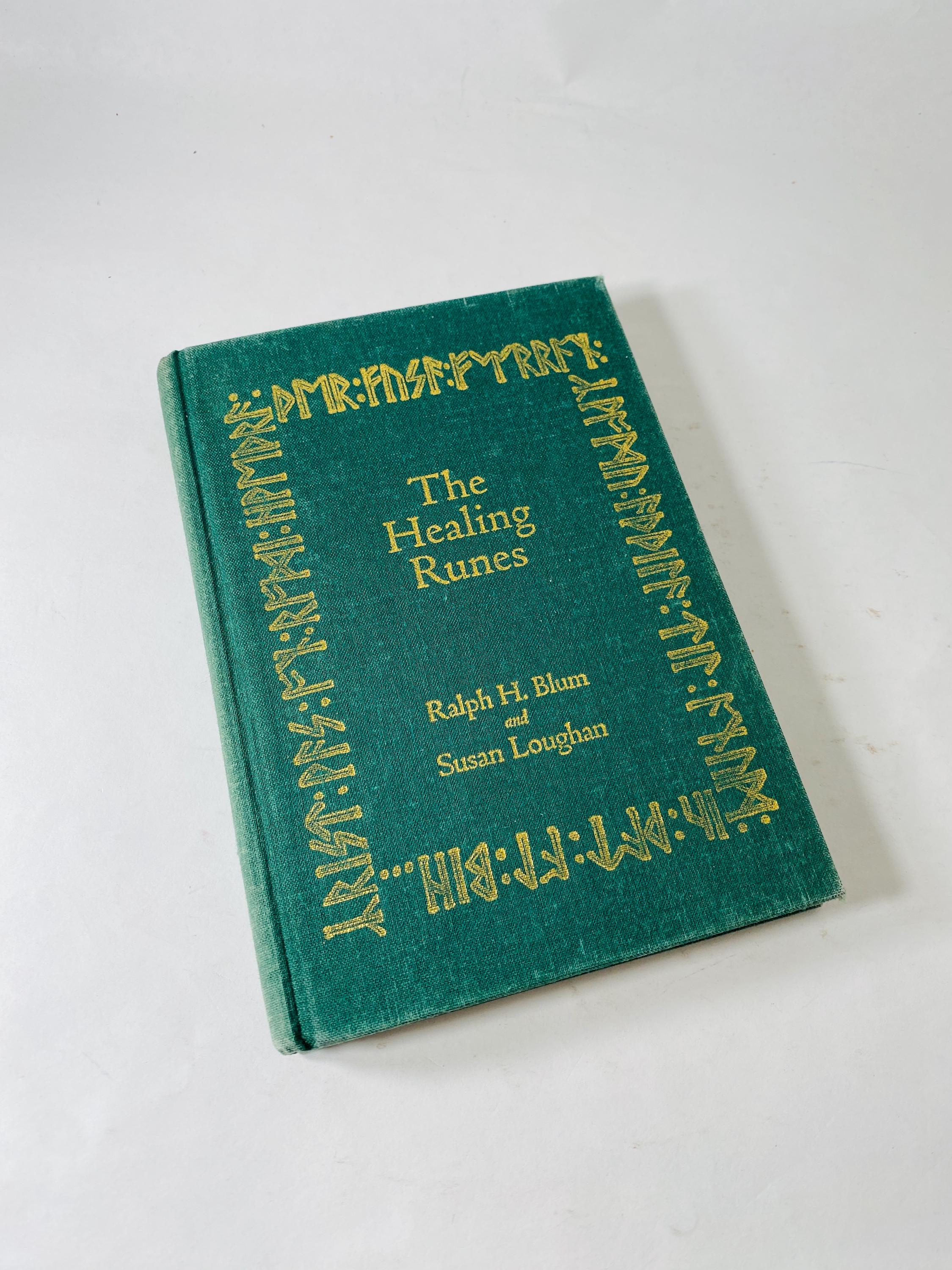 Healing Runes Vintage Occult Book by Ralph Blum Circa 1995 Spiritualism ...