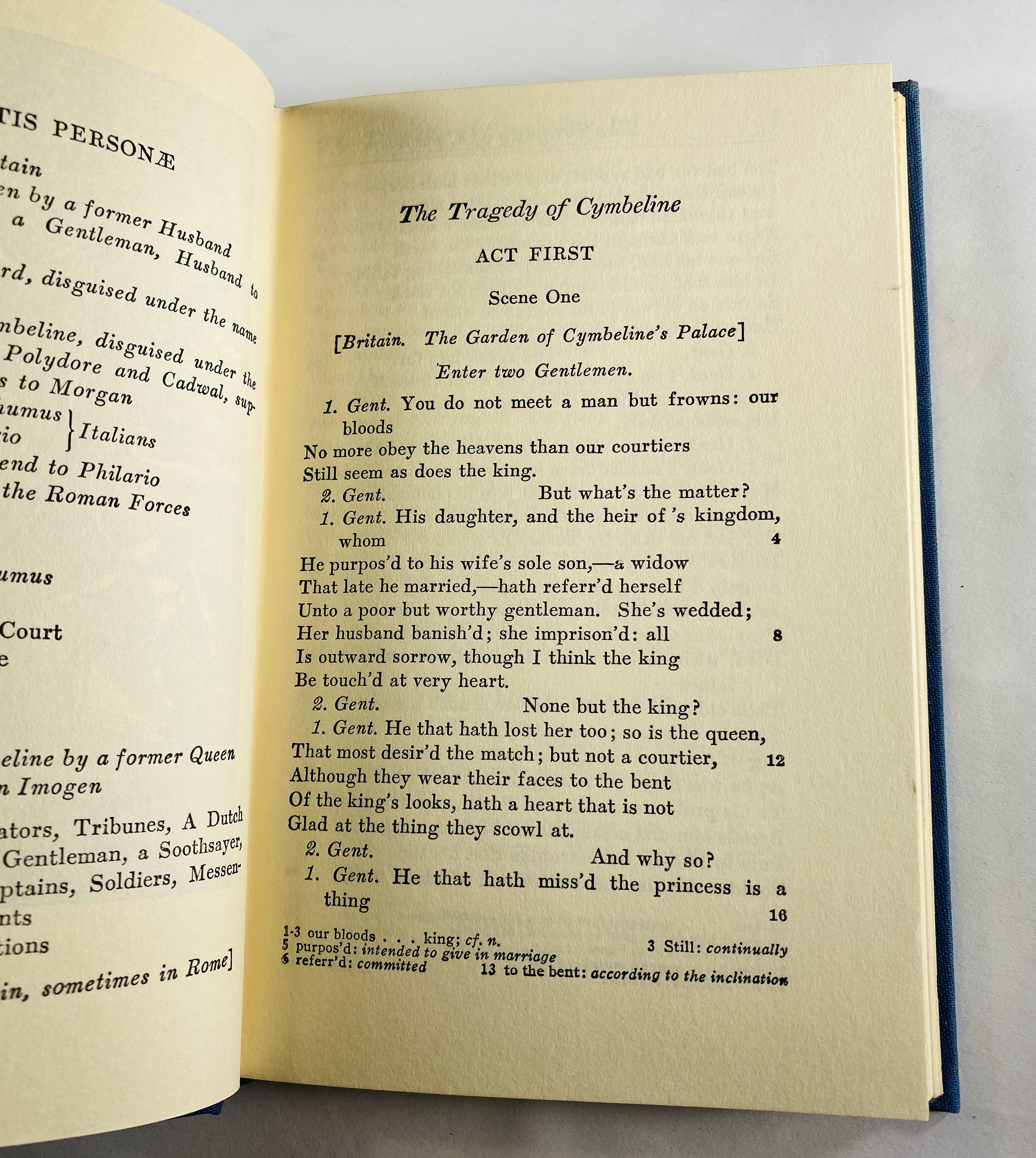 1961 Yale Shakespeare Blue Book Vintage Books PICK ONE