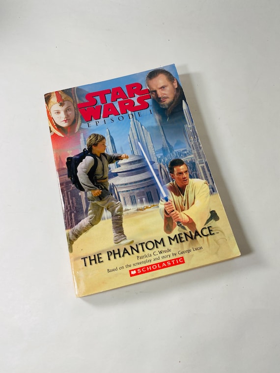 Phantom Menace Vintage Scholastic Paperback Book Circa 2004 by