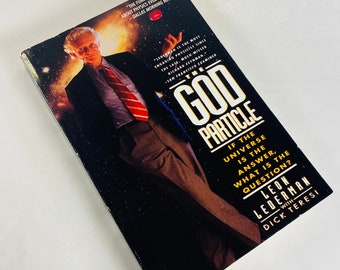 God Particle vintage paperback book by Leon Lederman circa 1994 about the eureka moments that brought us the secrets of the universe Science