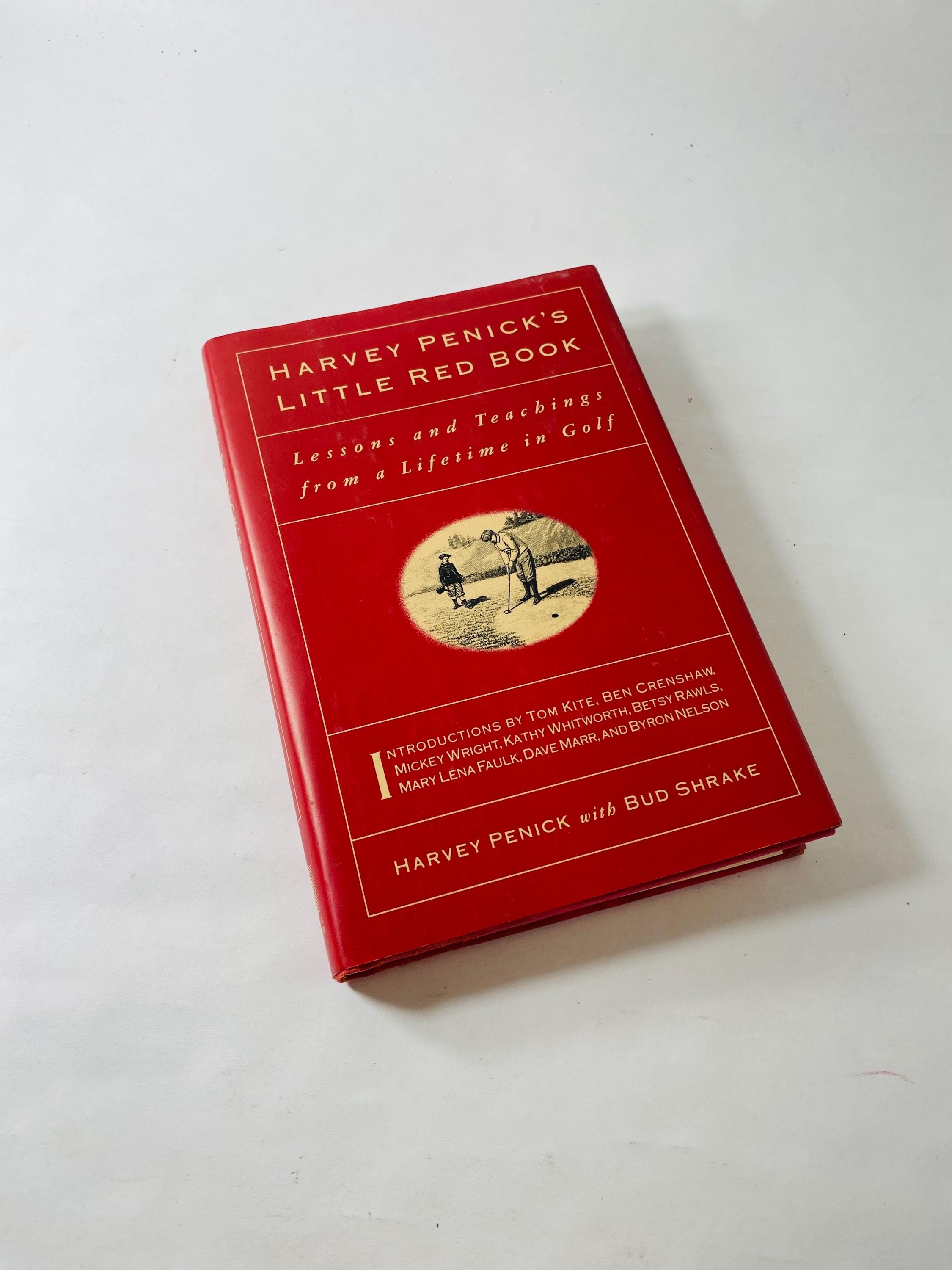 Little Red Book Vintage Book by Harvey Penick Circa 1992 Lessons