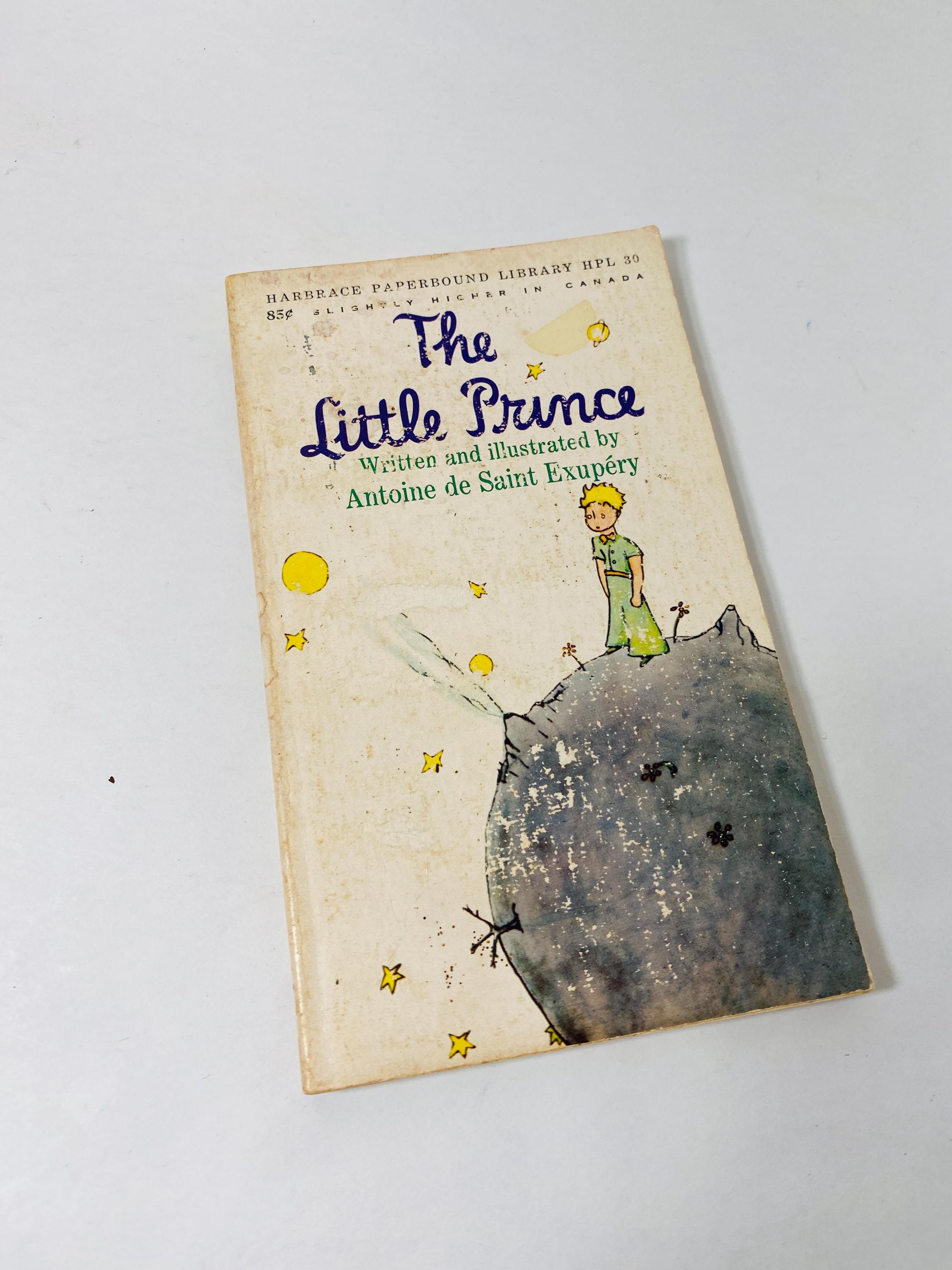 The Little Prince Vintage Paperback Book Circa 1943 Antoine De