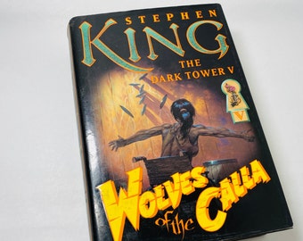 Wolves of the Calla vintage Dark Tower series book by Stephen King circa 2003 FIRST EDITION Book Lover Gift.