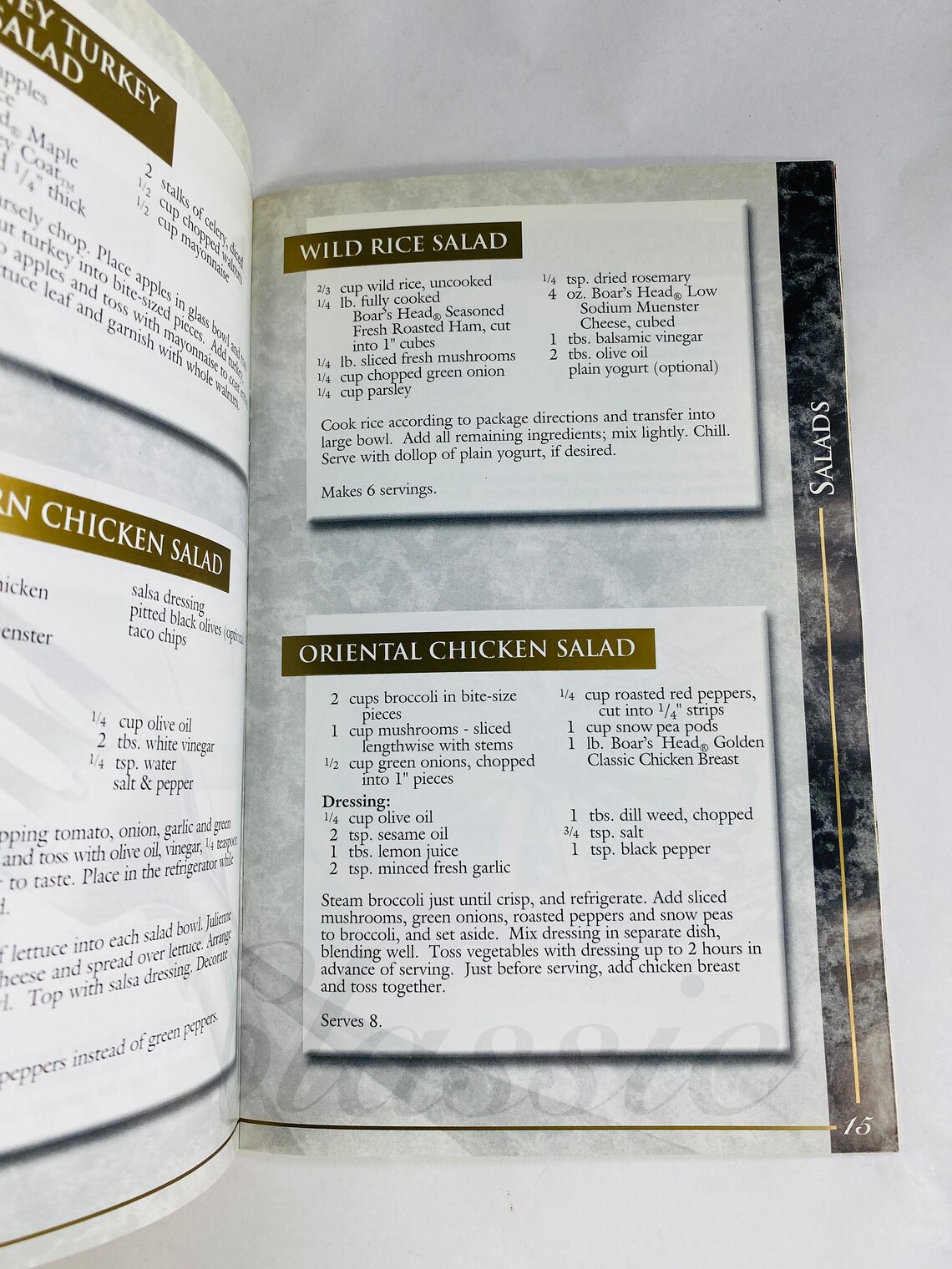 Boar's Head Vintage booklet of recipes Retro lunch meat Etsy