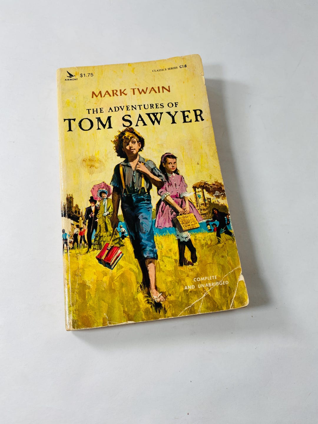 Adventures of Tom Sawyer by Mark Twain Vintage Paperback Book