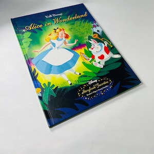 Alice in Wonderland vintage Walt Disney children&#39;s book by Lewis Carroll circa 2004 Easter Passover gift