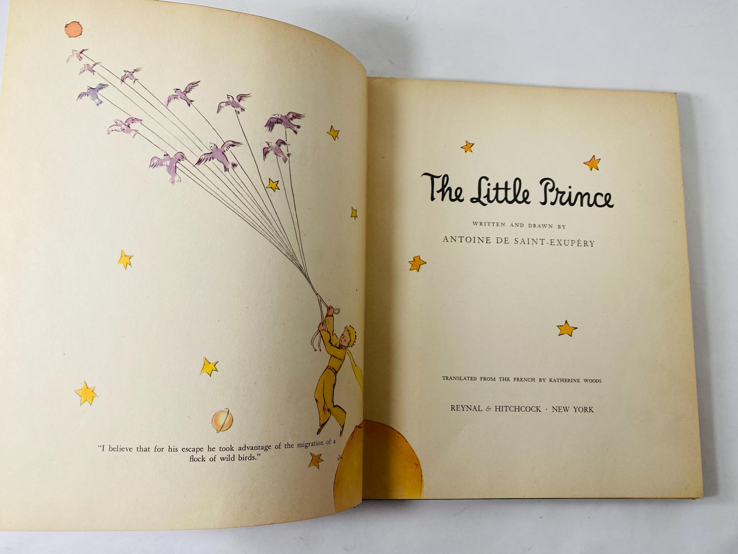 The Little Prince Reyal&Hitchcock1943年初版 The Little Prince FIRST EDITION Third Printing Vintage Book Circa