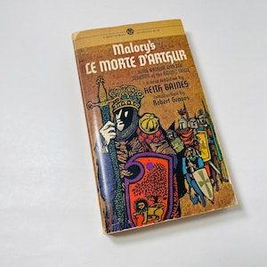 King Arthur and His Knights of the Round Table vintage Works of Sir Thomas Malory paperback book circa 1962
