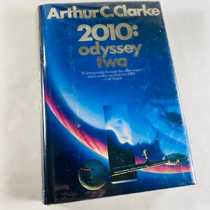 Arthur C Clarke 2010 Space Odyssey Two FIRST EDITION vintage book circa 1982 science fiction Nebula & Hugo awards