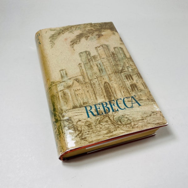 Gothic novel Rebecca vintage German book circa 1950 by Daphne du Maurier German printing evil dead wife of new husband lingers