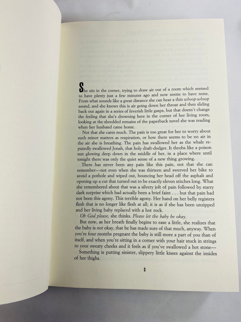 Rose Madder FIRST EDITION vintage book by Stephen King circa 1997 Horror story about the savage terror of a husbands quest to kill his wife image 6