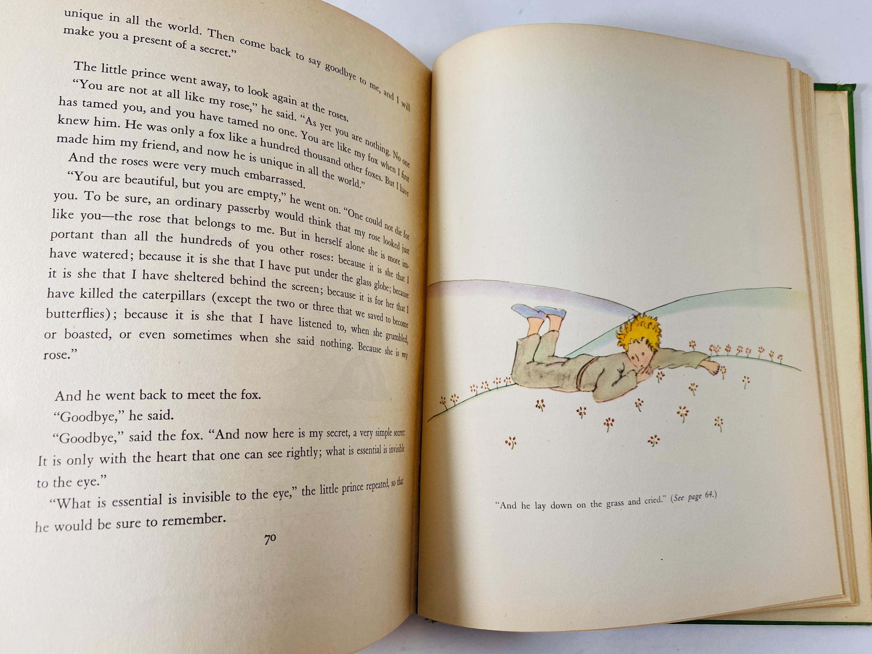 The Little Prince FIRST EDITION Third Printing Vintage Book Circa