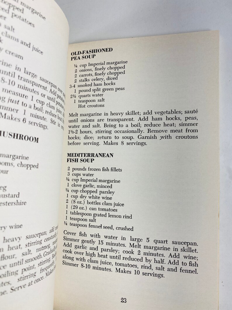 Imperial Butter Elegant and Easy Vintage Paperback Cookbook Circa 1976 ...