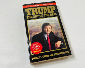 Donald Trump vintage paperback book Art of the Deal US President pre White House