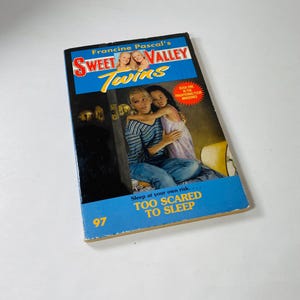 Sweet Valley Twins vintage paperback  book circa 1990 Too Scared to Sleep by Francine Pascal Jessica&#39;s Ghost Tween