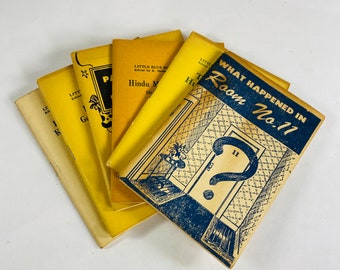 1920s Little Blue Haldeman-Julius booklets Room 11, Human Behavior, Hindu Magic, Party Games, Geometry, Facts About Light